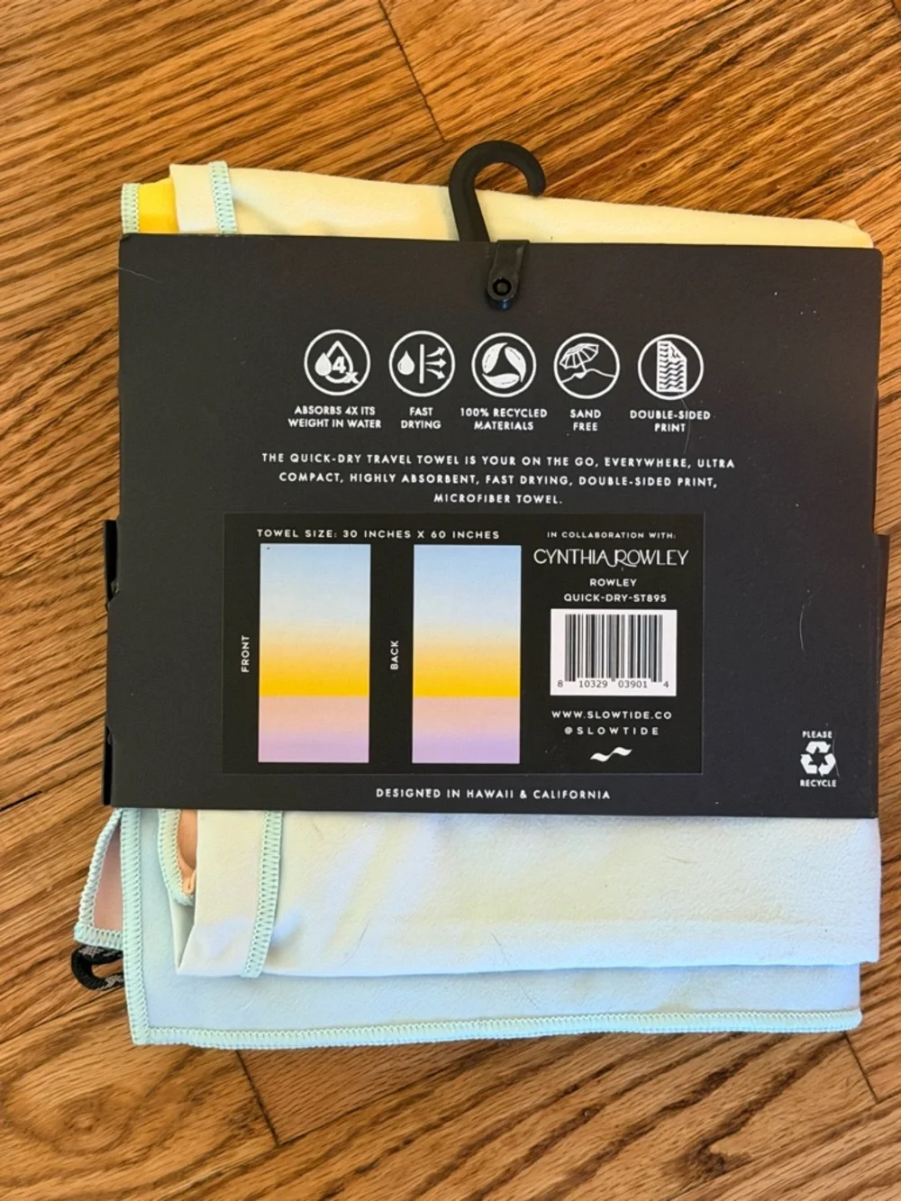 Slowtide Quick-Dry Towel in Light Pastel